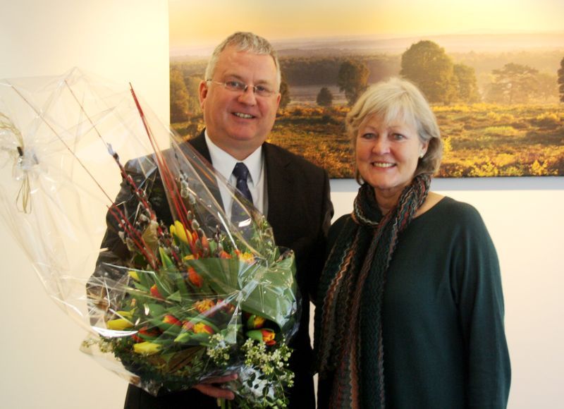 Bürgermeister Klaus-Werner Jablonski dankte Gabriele Heep für ihr bürgerschaftliches Engagement