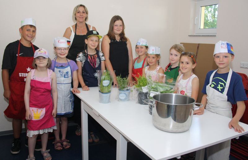 Köchin Stefanie Hering leitete mit Humor und Können den Kochkurs im Spicher Stadtteilhaus