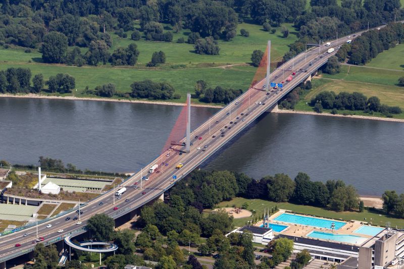 Zu erheblichen Verkehrsbehinderungen wird auf der Nordbrücke während der Sommerferien kommen