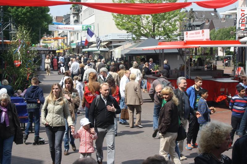 Voll war die Troisdorfer Innenstadt und in Bewegung bei "Troisdorf mobil"