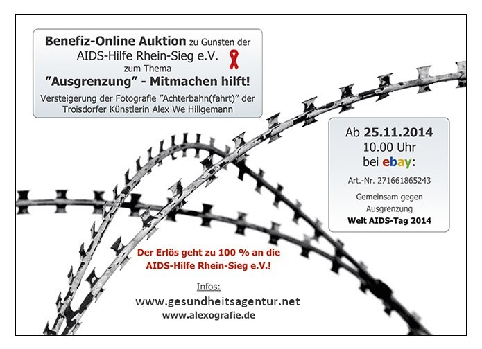 Ein Foto gegen Ausgrenzung kann ersteigert werden