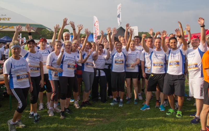 Mannschaftsfoto der Läufer von der Stadtverwaltung Troisdorf