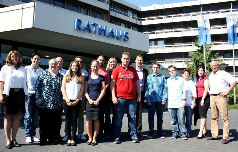 Die Stadtverwaltung hat jetzt 11 neue Auszubildende und damit in diesem Jahr insgesamt 51.