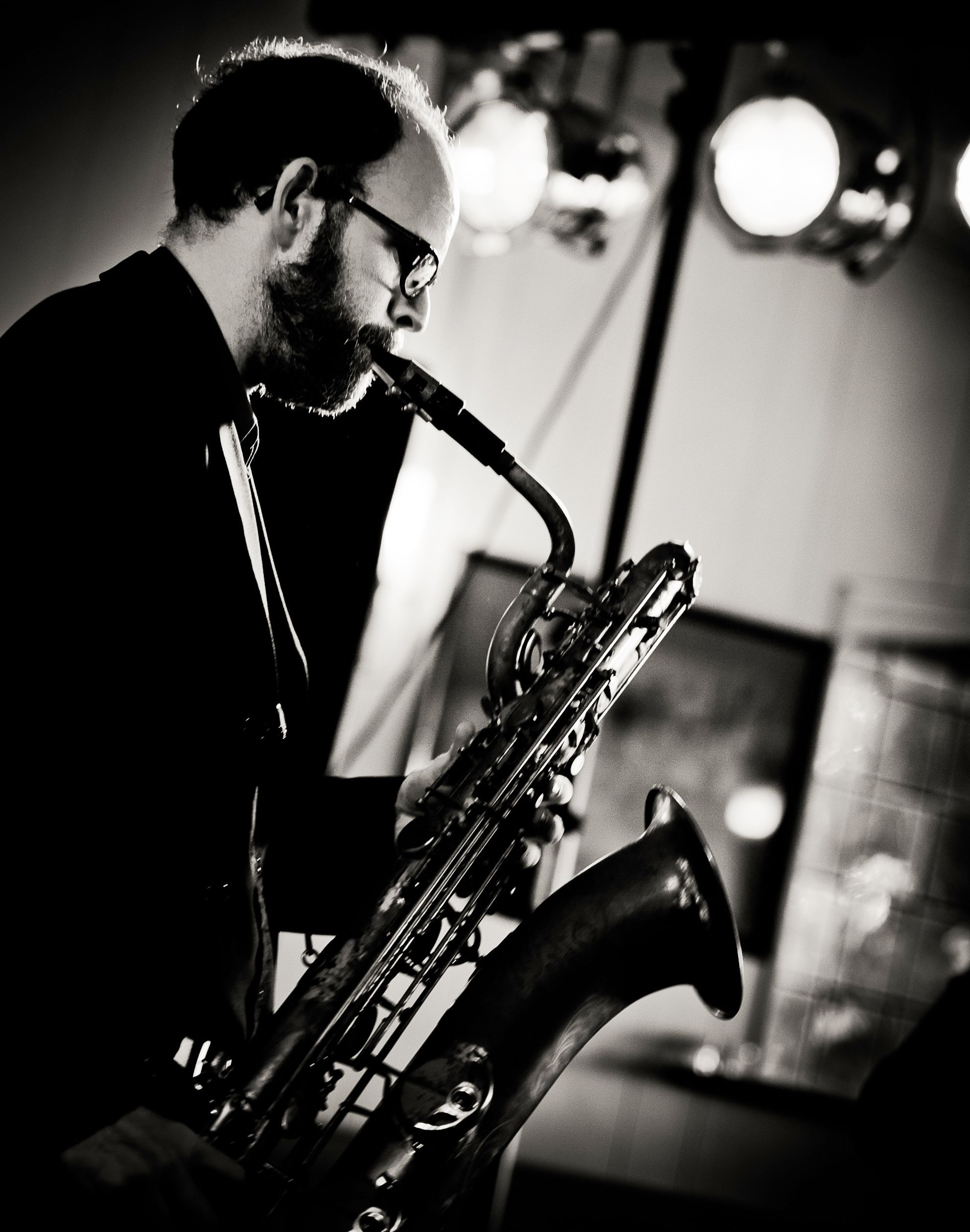 Job Helmers, Baritonsaxophonist aus den Niederlanden