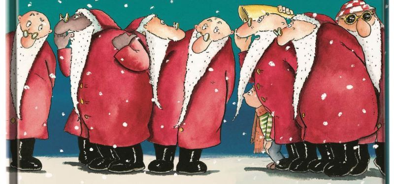 Schmieden die Weihnachtsmänner heimlich ein Komplott?