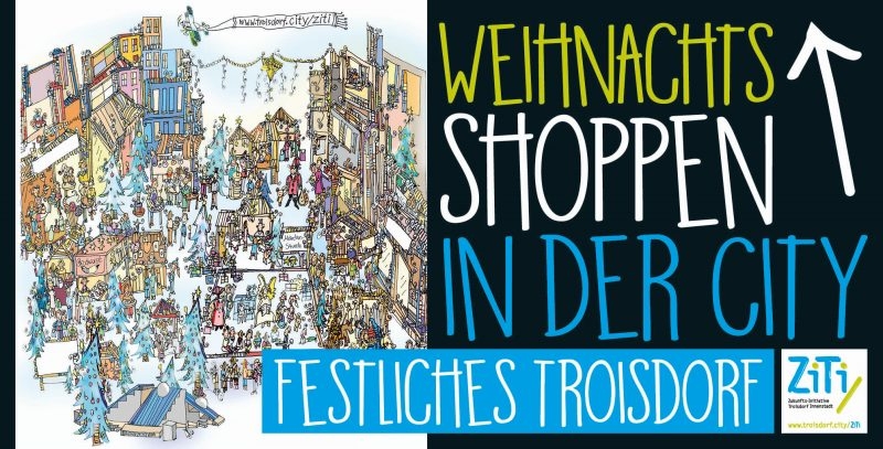 Neue Banner-Motive werben um die Aufmerksamkeit der Besucher am 11. und 12. Dezember beim Weihnachtsmarkt an der Burg Wissem