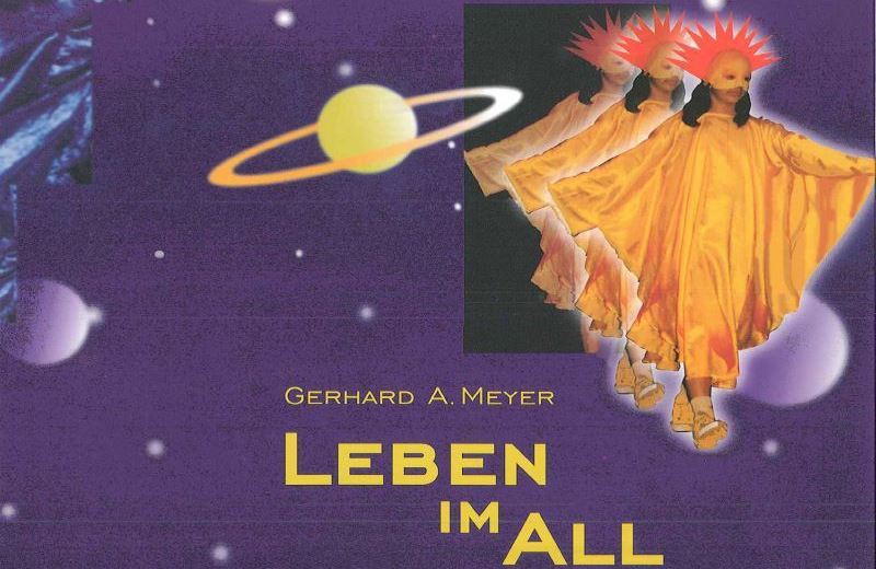 Umschlag der Partitur zum Musical Leben im All, Verlag Fidula.