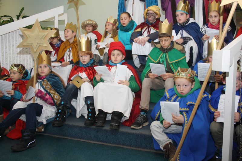 Troisdorfer Sternsinger aus sechs Gemeinden kamen ins Rathaus.