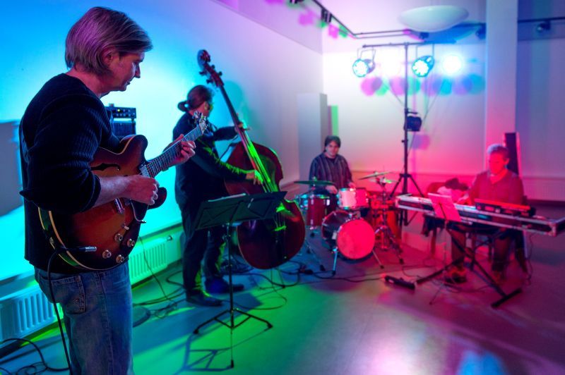 Willkommen im Jazzclub! Foto vom ersten Jazzclub 2014.