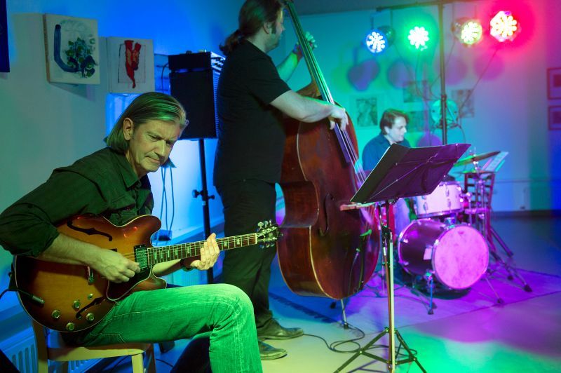 Das Crossover Jazz Quartett tritt wieder im Kunsthaus auf.