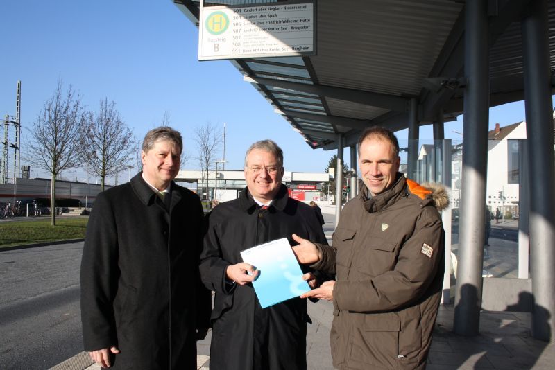 Verbesserung für den ÖPNV: Gemeinsam investiert man in die Beschleunigung des Busverkehrs in Troisdorf.