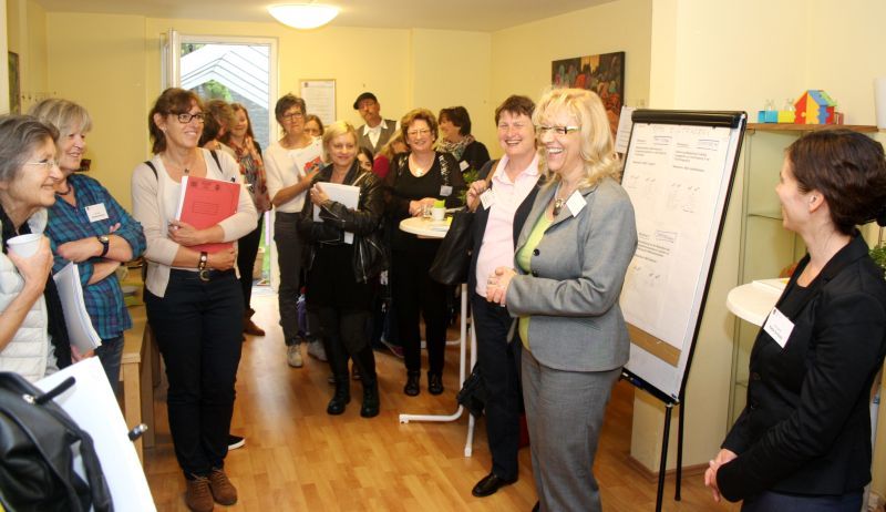 Ulrike Hanke (2.v.r.) hieß die Gäste zum Arbeitstreffen willkommen.