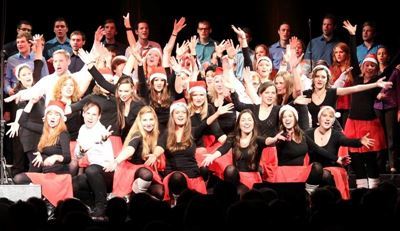 Viel Freude an Gesang vermittelt der Kölner Jugendchor St. Stephan.