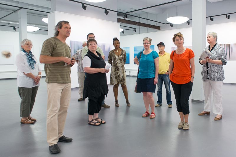 Künstlerführung durch die Ausstellung