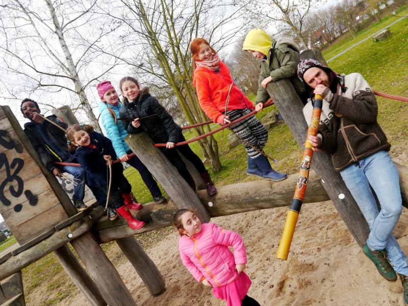 Australien und Seifenblasen waren Themen der Workshops für Kinder.