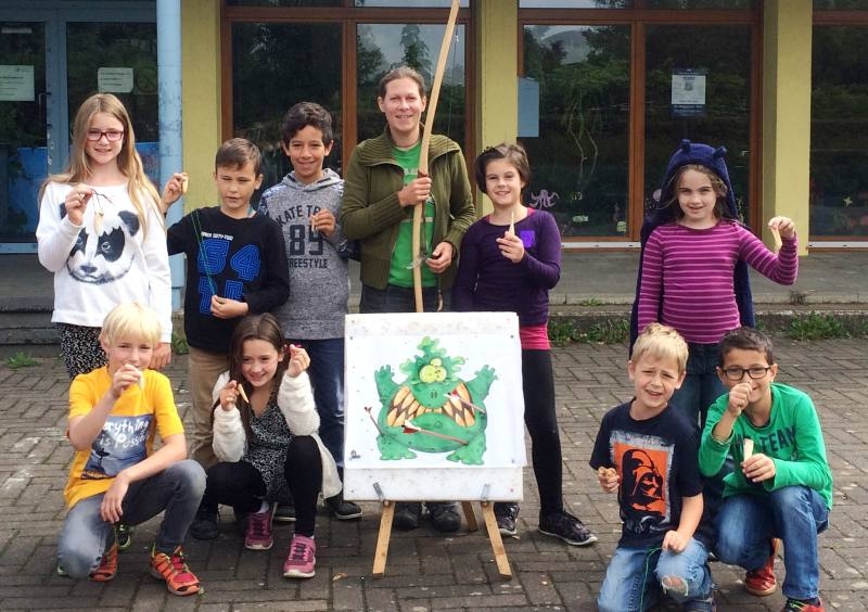 Troisdorfer Kinder erkundeten die Natur rund um das Stadtteilhaus FWH.