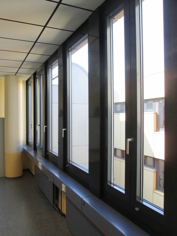 Wie neu: Ein Teil der Fenster und Türen wurde in der Europaschule bereits saniert