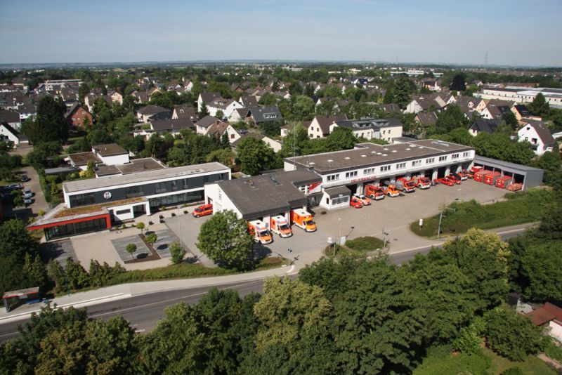 Die Feuerwache in Sieglar: Beim Großbrand in Kriegsdorf waren viele Löschgruppen im Einsatz.