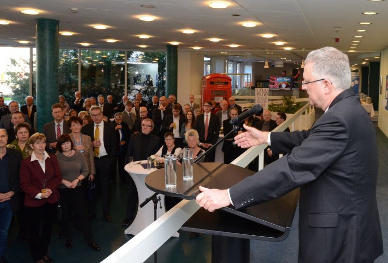 Bürgermeister Jablonski würdigte in seiner Rede das ehrenamtliche Engagement in Troisdorf.