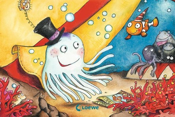 Aus dem Buch über Quentin Qualle wird vorgelesen. Foto: Cover aus dem Loewe Verlag.