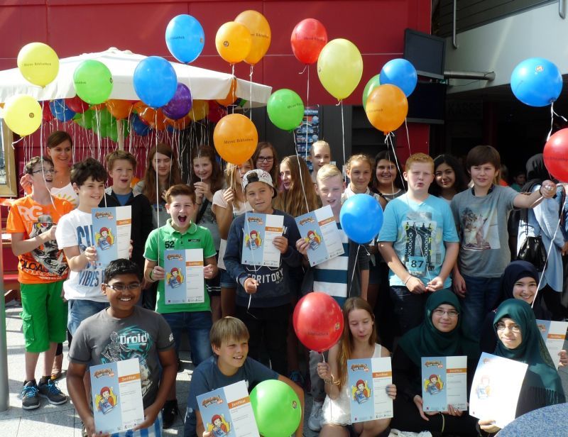 Die Gewinnerklasse des SommerLeseClubs 2015.