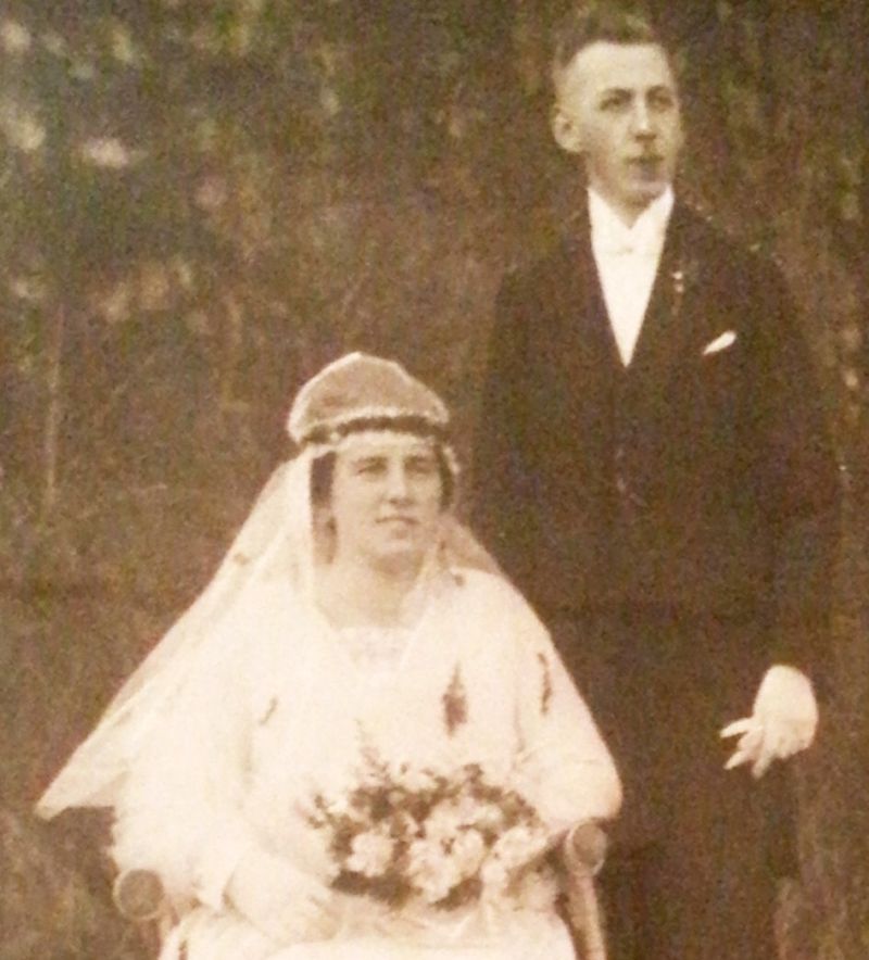 Bernhard Rohde und seine Frau Sibilla Decker 1925.