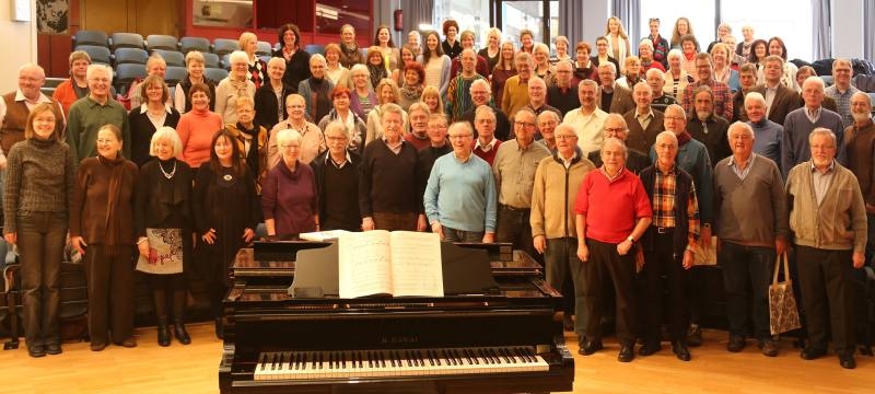 Der  große Projektchor.