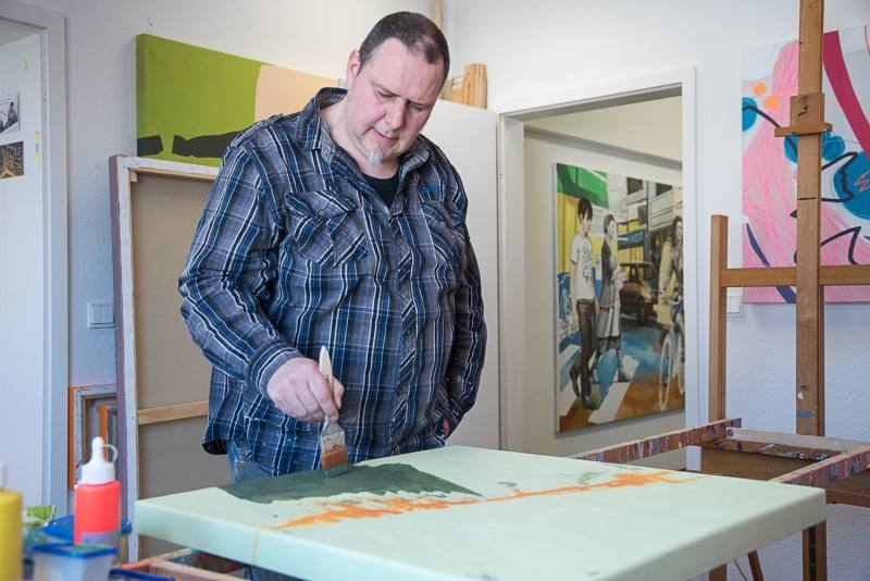 Marc Kirschvink ist einer der Künstlerinnen und Künstler, die ihr Atelier öffnen.