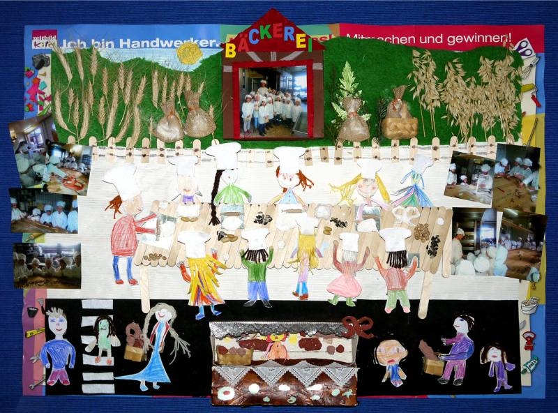 Mit ihrem Poster wurden die Kinder Landessieger NRW.