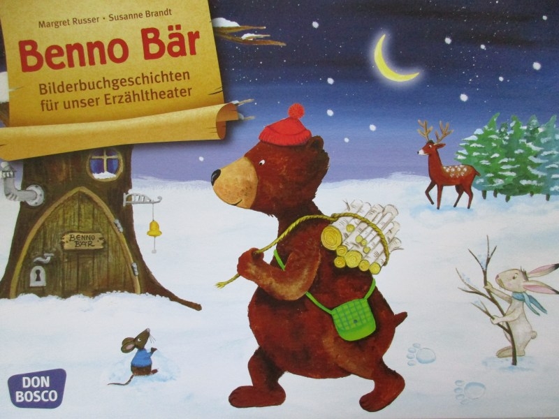 Titelseite des Bildkartensets zu Benno Bär aus dem Don Bosco Verlag.