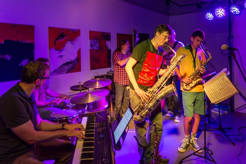 Jazz im Kunsthaus Troisdorf. Foto: Frank Baquet.