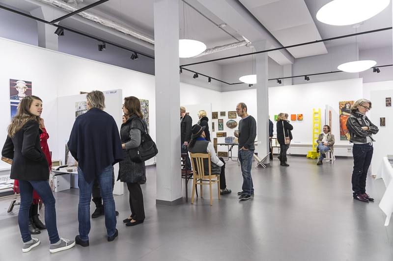 In den letzten drei Jahren war die ART Troisdorf eine erfolgreiche Kunstmesse, Foto von 2015.