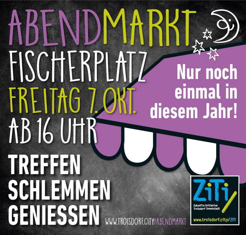 Plakat Letzter Abendmarkt