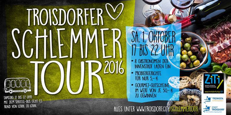 Plakat Schlemmertour