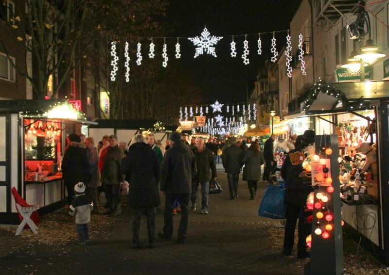 Winterwald in der Fußgängerzone