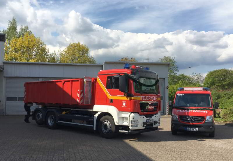 Die Troisdorfer Wehr hat zwei zusätzliche Fahrzeuge bekommen.