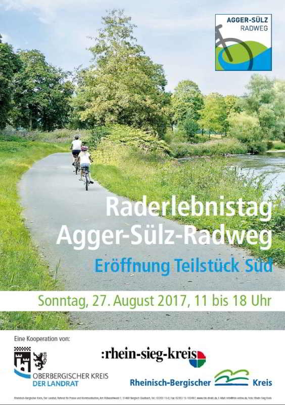 Plakat zum Raderlebnistag