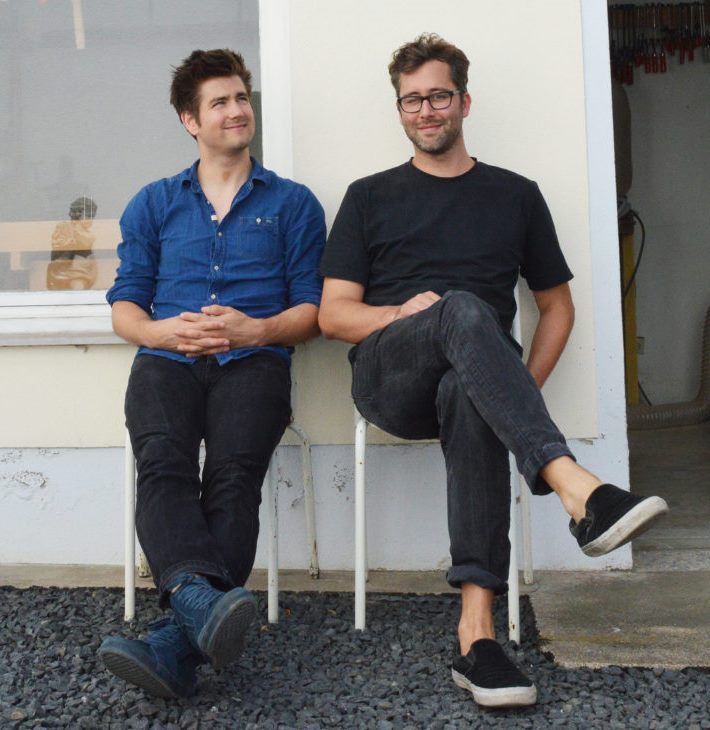 Florian Kallus (rechts) und Sebastian Schneider haben ein Design-Atelier in Köln.