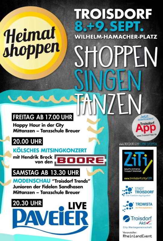 Werbung für Heimatshopping