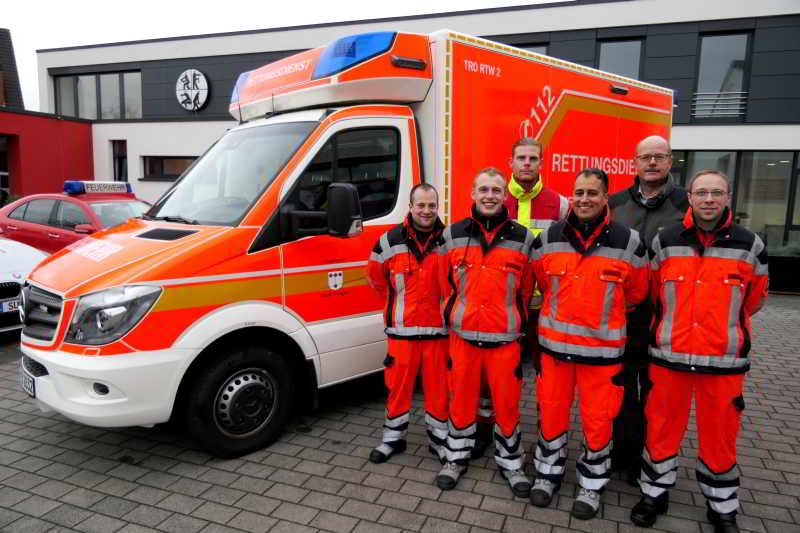 Neuer Rettungswagen für die Troisdorfer Feuerwehr.