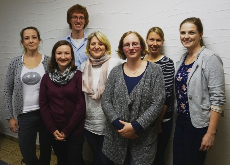 Neuer Vorstand, frischer Wind: v.l. Corinna von der Gracht, Vera Kepski, Peter Steffes-lai, Claudia Vanselow, Julia Pütz, Kristina Krautz und Anna Simon.