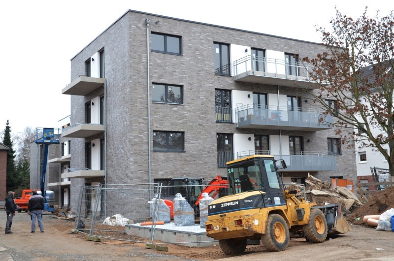 Ein imposantes Gebäude für integratives Wohnen ist entstanden.
