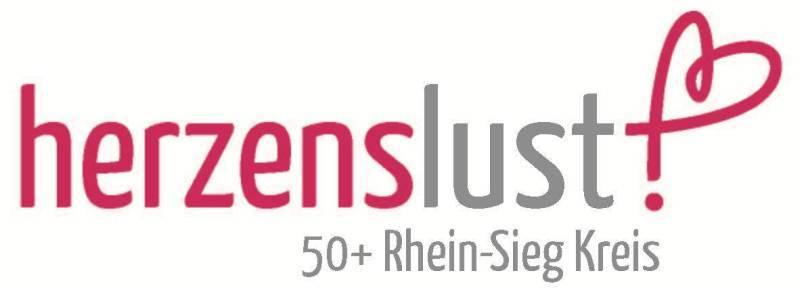 Das Logo des Projekts Herzenslust 50+ der Gesundheitsagentur Troisdorf.