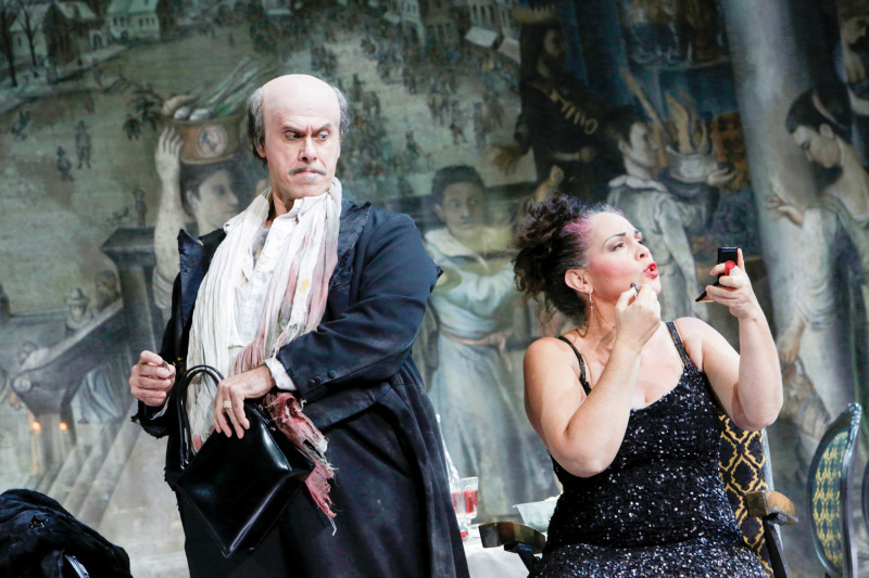 Szene aus Verdis Falstaff. Foto: Paul Leclaire.