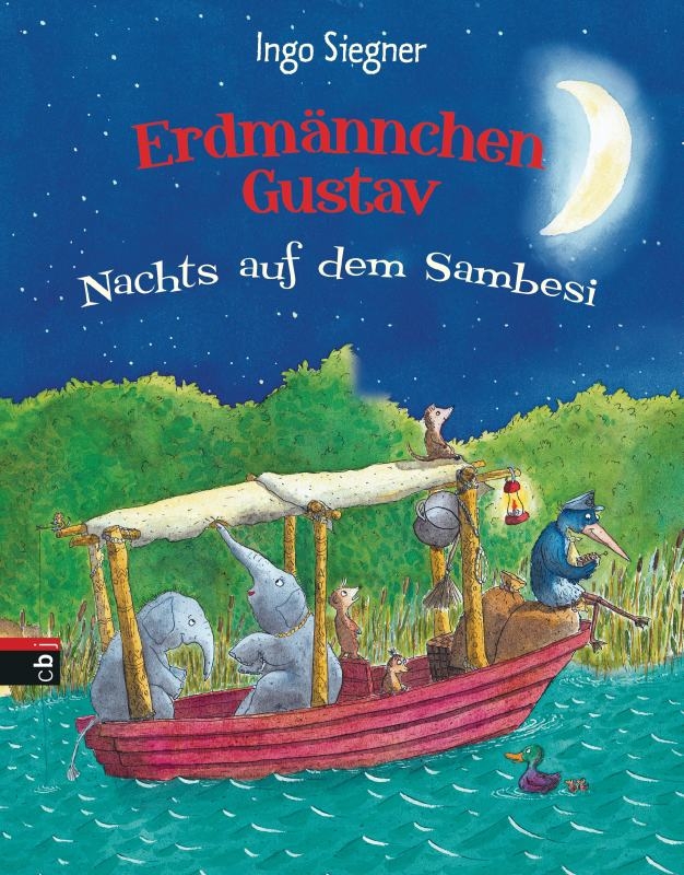 Cover des Buches Erdmännchen Gustav Nachts auf dem Sambesi