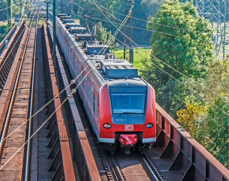 Die Siegbrücke in Troisdorf-FWH.