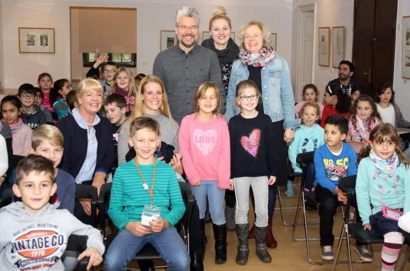 Schüler der Janosch-Grundschule freuten sich auf die erste Lesung.