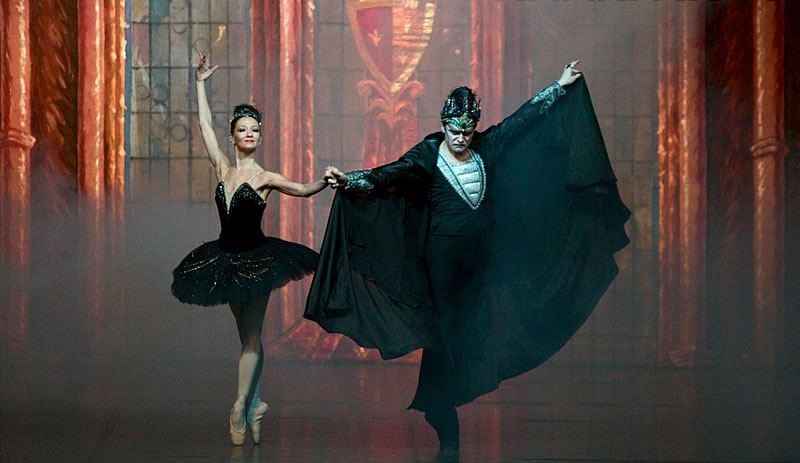 Szene aus „Schwanensee“.