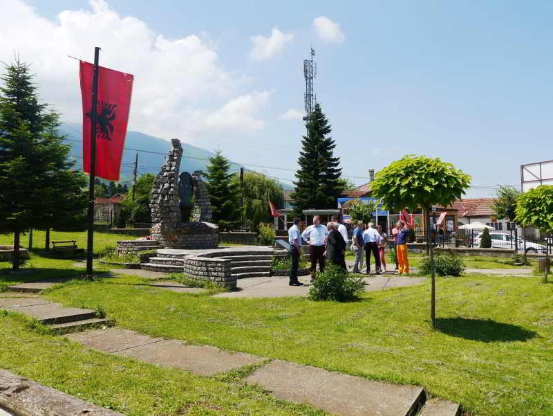 Der Platz für den Troisdorf-Hain in Mushtisht an der dortigen „Troisdorf-Straße“.
