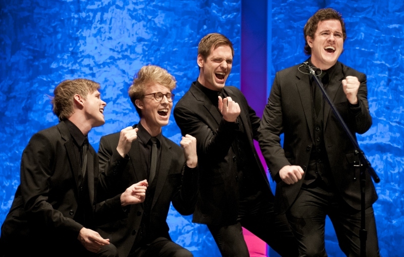 Die Ringmasters aus Schweden mit virtuosem Gesang.